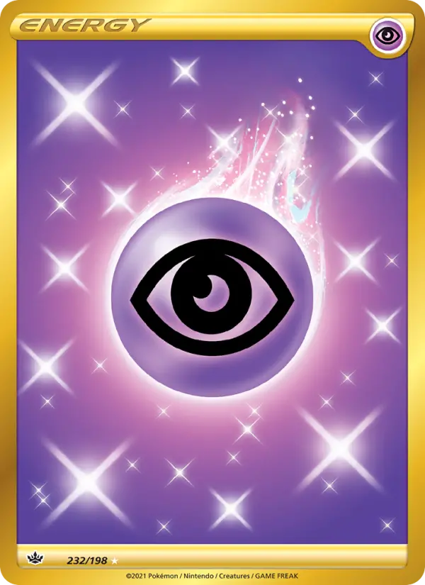 Psychic Energy 232 card from Chilling Reign