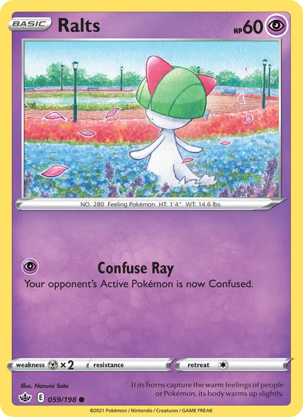 Ralts 59 — Chilling Reign 59, Normal finish