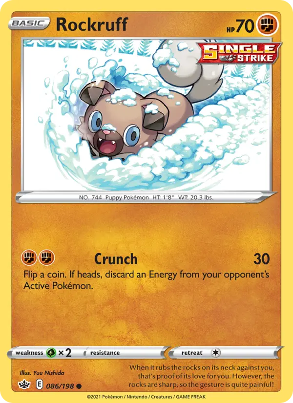 Rockruff 86 — Chilling Reign 86, Normal finish