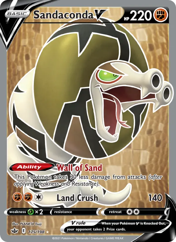 Sandaconda V 175 card from Chilling Reign