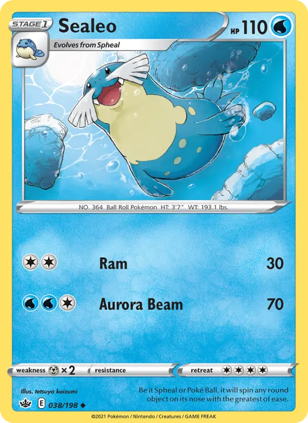 Sealeo 38 card from Chilling Reign