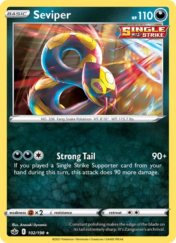 Seviper 102 — Chilling Reign 102, Normal finish