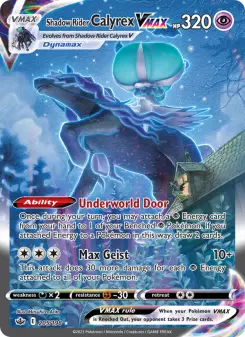 Shadow Rider Calyrex VMAX 205 — Chilling Reign
