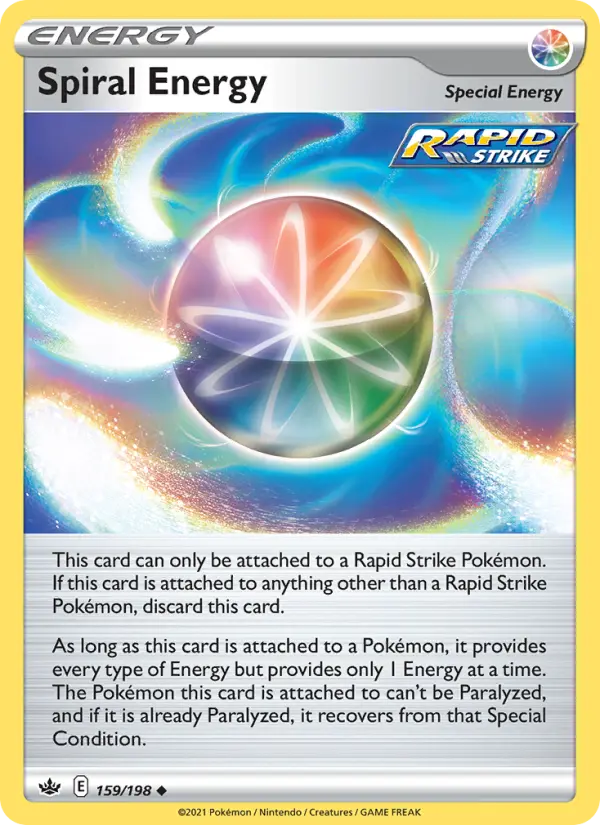 Spiral Energy 159 card from Chilling Reign