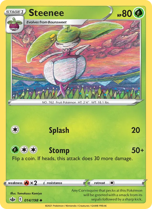 Steenee 14 card from Chilling Reign
