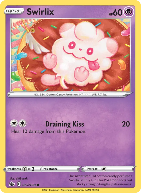 Swirlix 67 card from Chilling Reign