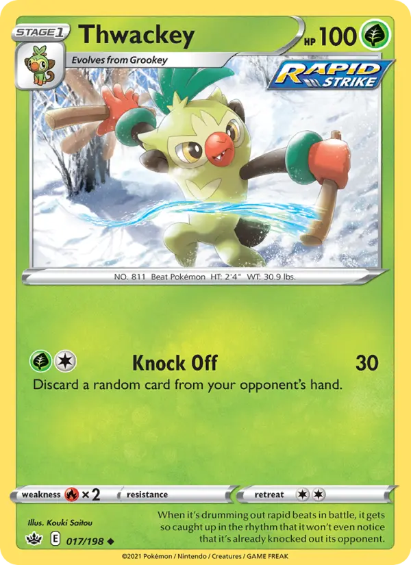 Thwackey 17 card from Chilling Reign