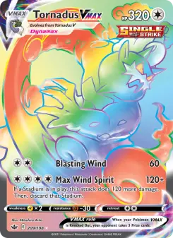 Tornadus VMAX 209 — Chilling Reign