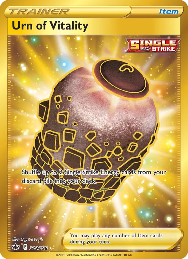 Urn of Vitality 229 — Chilling Reign 229, Holofoil finish