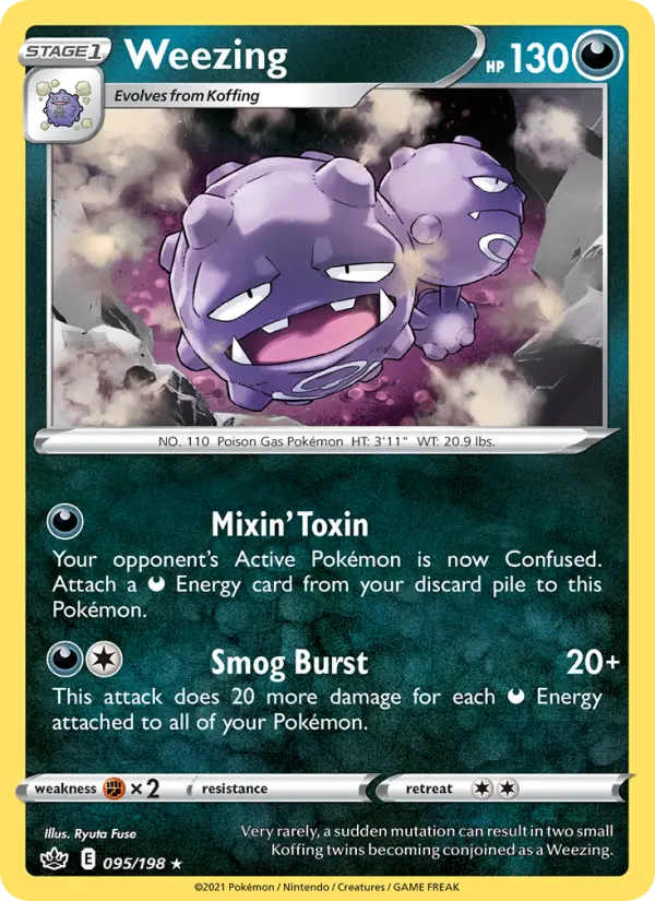 Weezing 95 — Chilling Reign 95, Normal finish