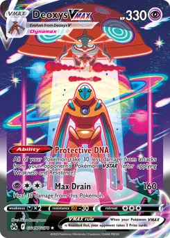 Deoxys VMAX — Crown Zenith Galarian Gallery #GG45