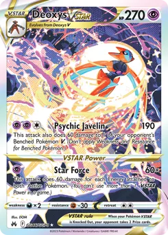 Deoxys VSTAR — Crown Zenith Galarian Gallery #GG46