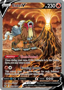 Entei V — Crown Zenith Galarian Gallery #GG36