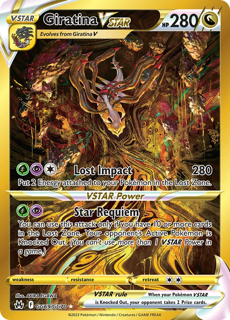 Giratina VSTAR GG69 — the most expensive VSTAR card