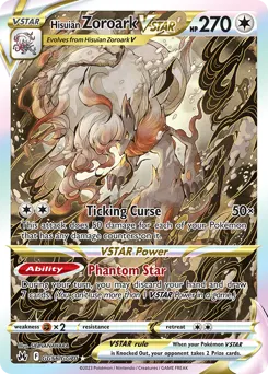 Hisuian Zoroark VSTAR — Crown Zenith Galarian Gallery #GG56