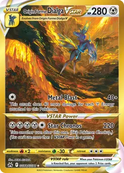 Origin Forme Dialga VSTAR — Crown Zenith Galarian Gallery #GG68