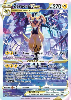 Zeraora VSTAR — Crown Zenith Galarian Gallery GG43