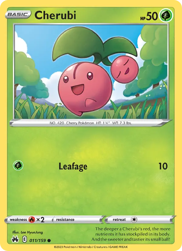 Cherubi 11 card from Crown Zenith