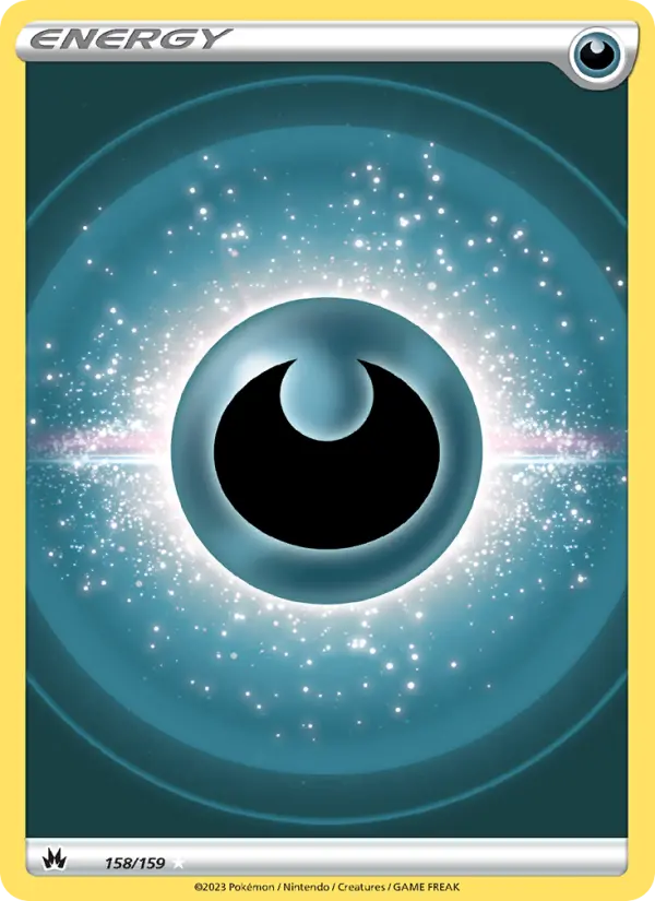 Darkness Energy 158 card from Crown Zenith
