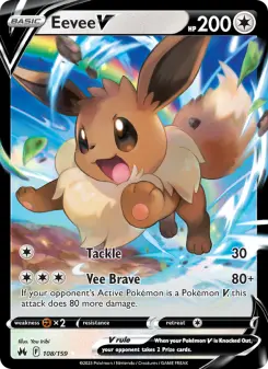 Eevee V — Crown Zenith #108