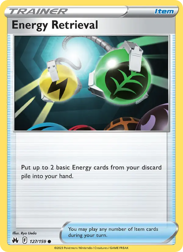 Energy Retrieval 127 card from Crown Zenith