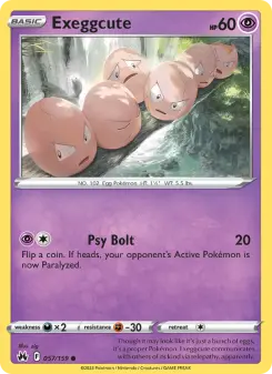Exeggcute — Crown Zenith #57