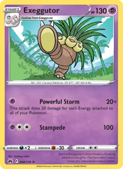 Exeggutor — Crown Zenith #58