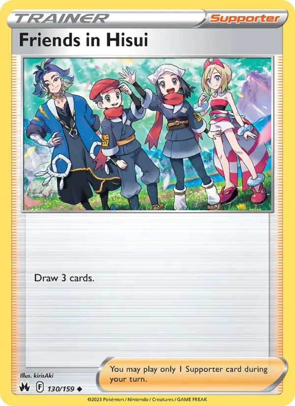 Friends in Hisui 130 — Crown Zenith 130, Normal finish