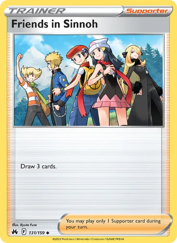 Friends in Sinnoh 131 card from Crown Zenith