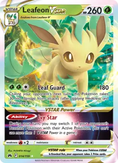 Leafeon VSTAR — Crown Zenith #14