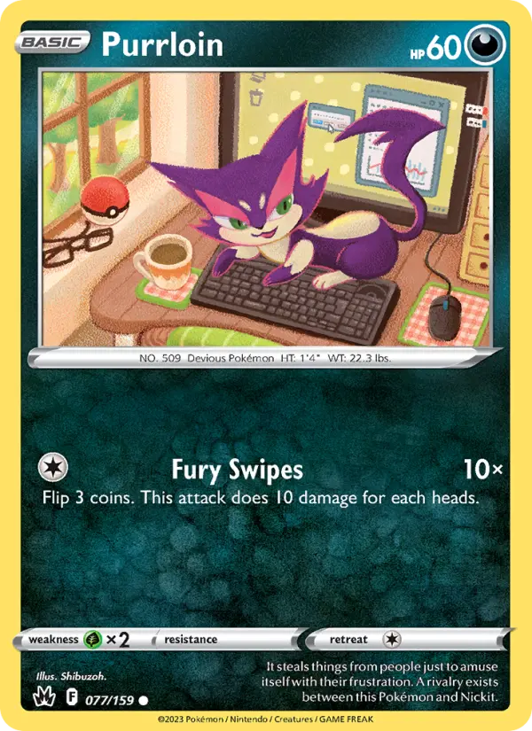 Purrloin 77 — Crown Zenith 77, Normal finish