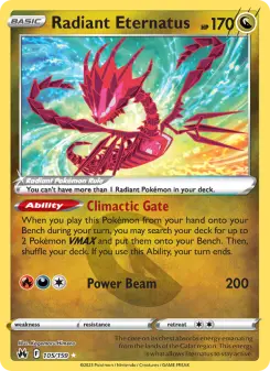 Radiant Eternatus 105 — Crown Zenith
