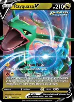 Rayquaza V 100 — Crown Zenith