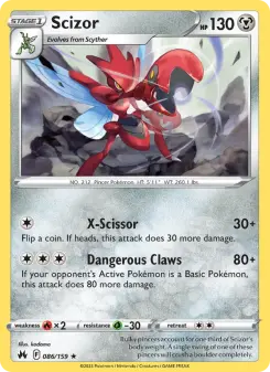 Scizor — Crown Zenith #86