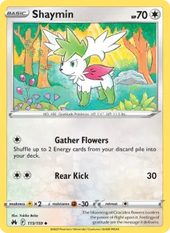 Shaymin — Crown Zenith #115