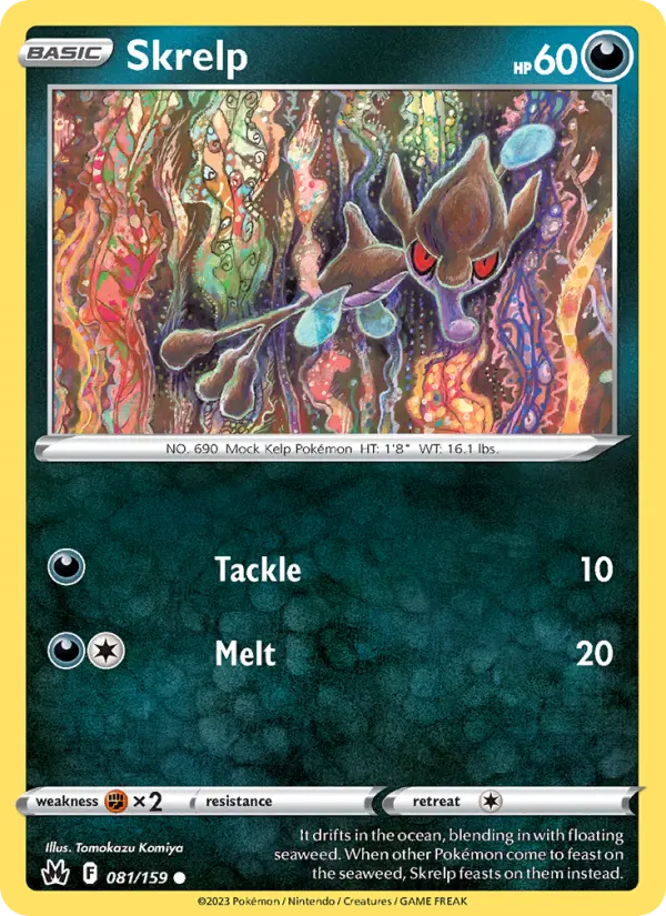 Skrelp 81 card from Crown Zenith