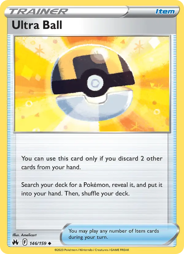 Ultra Ball 146 card from Crown Zenith