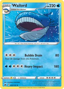 Wailord 32 — Crown Zenith