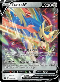 Zacian V 95 — Crown Zenith