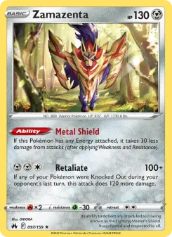 Zamazenta — Crown Zenith 97