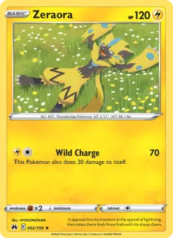 Zeraora — Crown Zenith 52