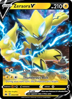 Zeraora V 53 — Crown Zenith