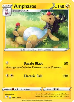 Ampharos — Darkness Ablaze #57
