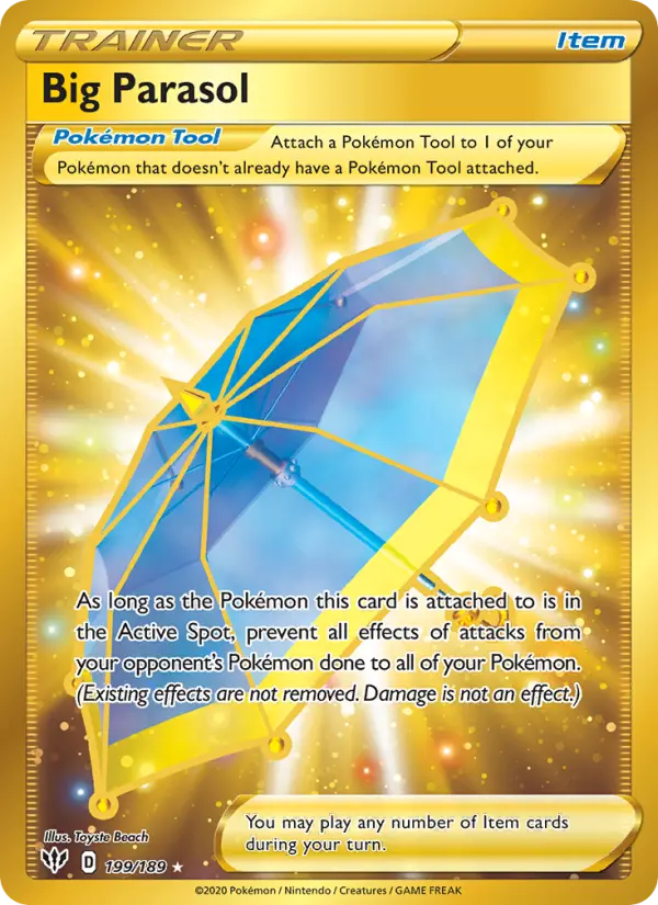 Big Parasol 199 — Darkness Ablaze 199, Holofoil finish
