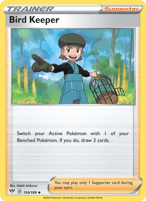 Bird Keeper 159 card from Darkness Ablaze