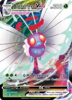 Butterfree VMAX 2 — Darkness Ablaze