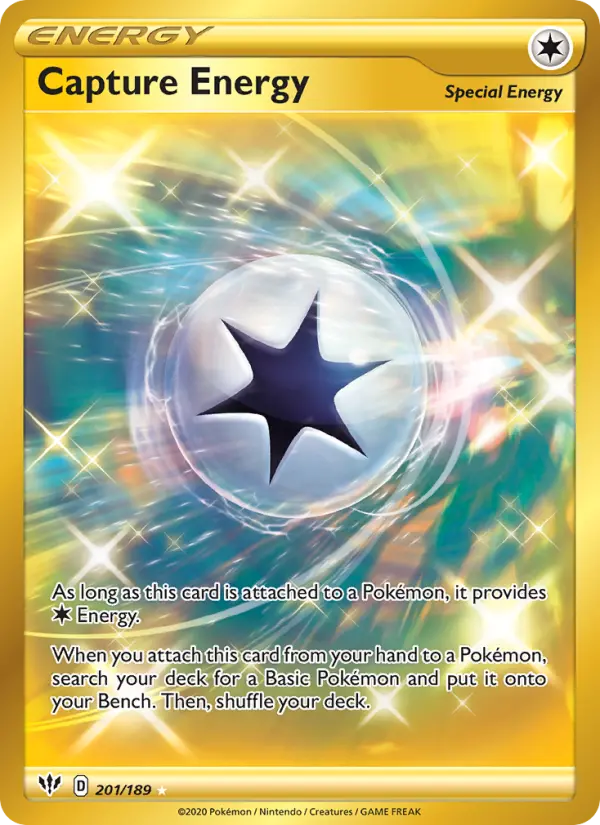 Capture Energy 201 — Darkness Ablaze 201, Holofoil finish