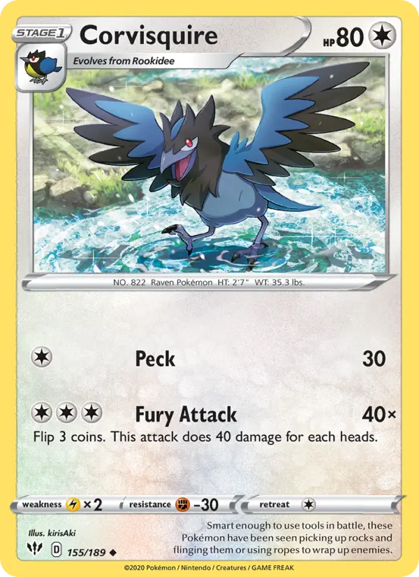 Corvisquire 155 card from Darkness Ablaze