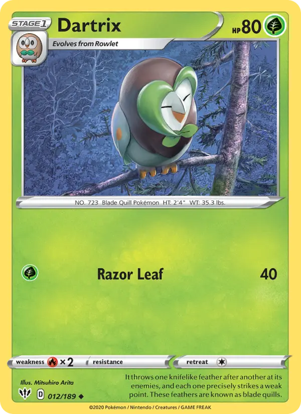 Dartrix 12 — Darkness Ablaze 12, Normal finish