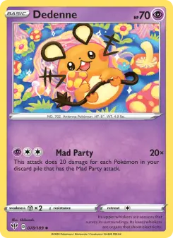 Dedenne — Darkness Ablaze #78